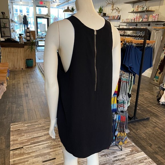 Wilfred Silk Razor Back Blouse with Zipper - Picture 3 of 4